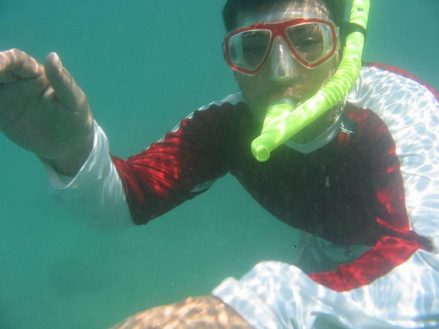  Desfrutando do mar 